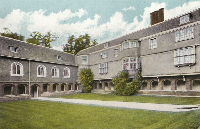 Queens College, Cloisters Court door English Photographer