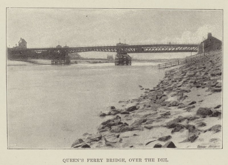 Queens Ferry Brug, over de Dee door English Photographer