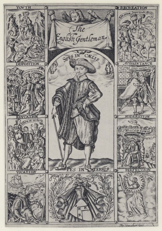 R Brathwait, De Engelse Gentleman, J Haviland voor R Bostock 1630 door English Photographer