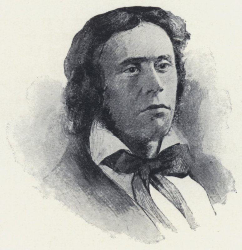 Richard Henry Dana, Jr (zwart-wit foto) door English Photographer