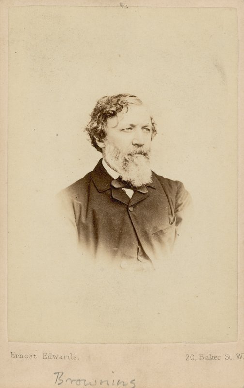Robert Browning, dichter door English Photographer