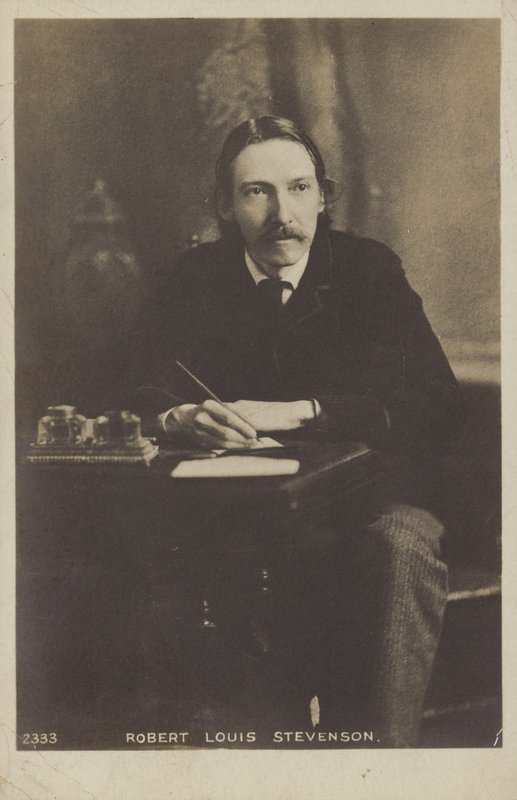 Robert Louis Stevenson (1850-1894), Schotse romanschrijver, dichter en reisverhalenschrijver door English Photographer