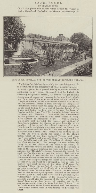 Sans-Souci, Potsdam, Een van de Paleizen van de Duitse Keizer door English Photographer