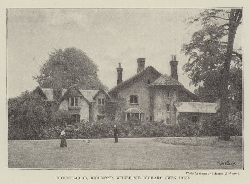 Sheen Lodge, Richmond, waar Sir Richard Owen stierf door English Photographer