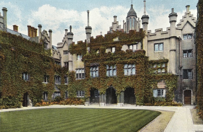Sidney Sussex College door English Photographer