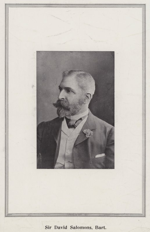 Sir David Salomons, Baronet door English Photographer