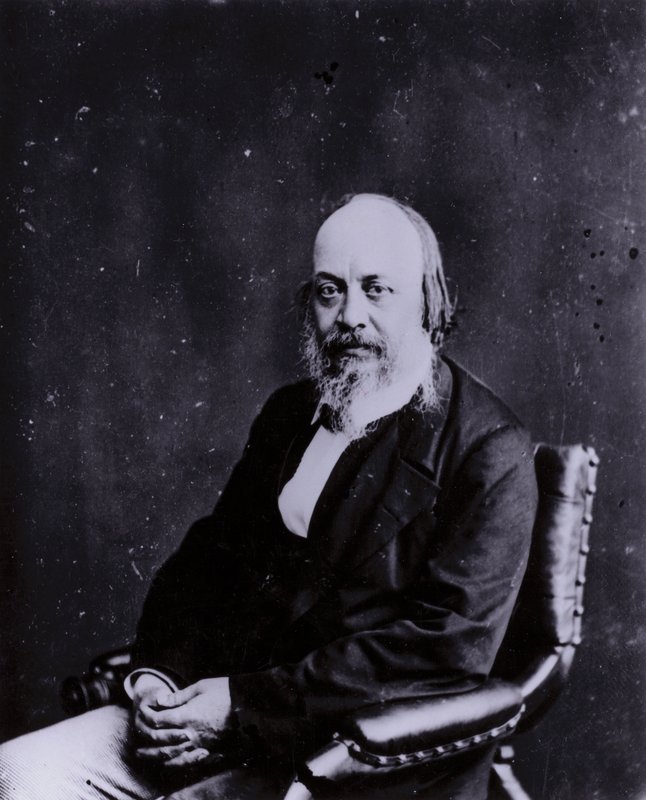 Sir Edwin Chadwick, Engelse sociale hervormer die een rol speelde in veranderingen in de Armenwetten en verbeteringen in de volksgezondheid en sanitaire voorzieningen door English Photographer