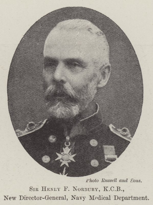 Sir Henry F Norbury, KCB, Nieuwe Directeur-Generaal, Marine Medische Afdeling door English Photographer