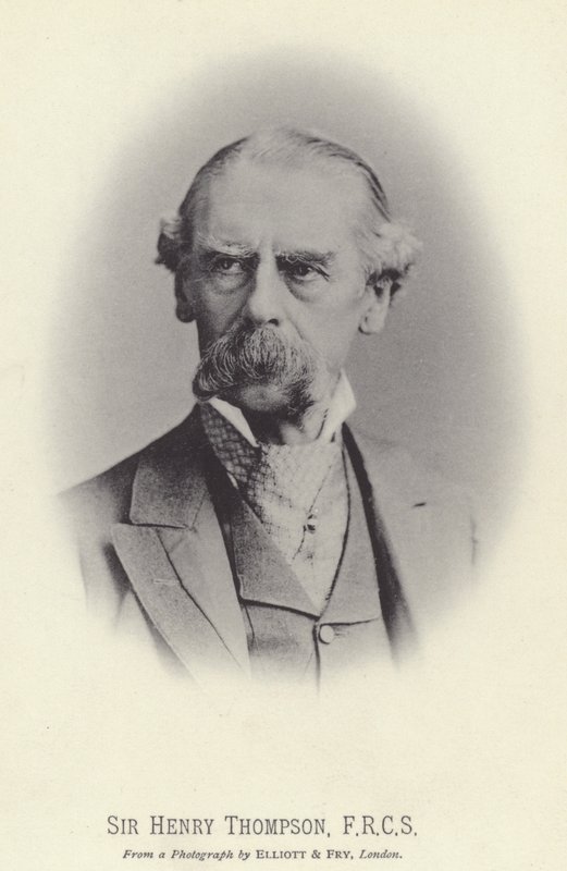 Sir Henry Thompson, FRCS (z/w foto) door English Photographer