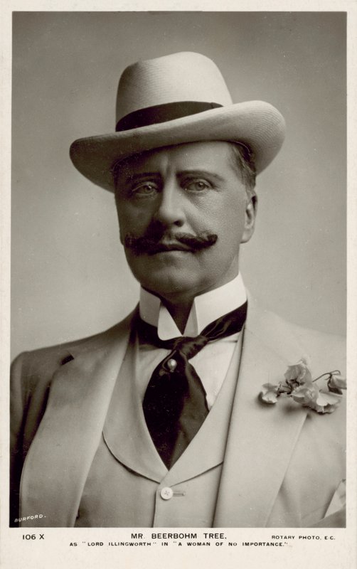 Sir Herbert Beerbohm Tree, Engelse acteur door English Photographer