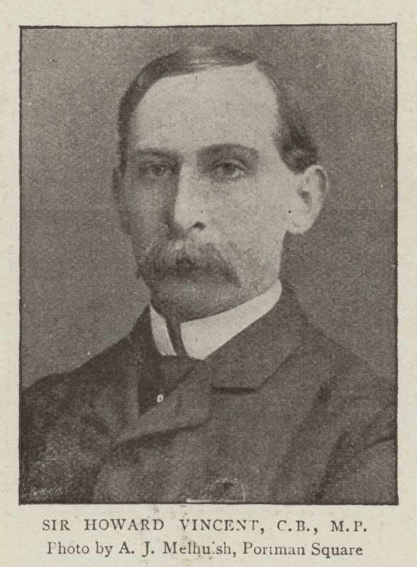 Sir Howard Vincent, CB, MP door English Photographer