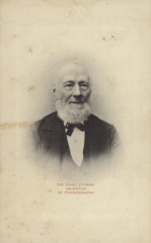 Sir Isaac Pitman (1813-1897), Engelse uitvinder van Pitman-stenografie door English Photographer