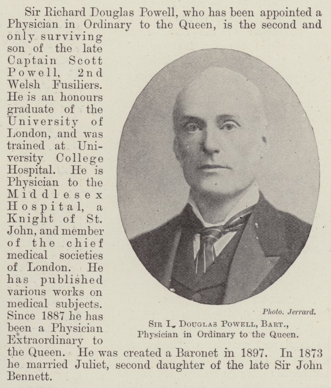 Sir R Douglas Powell, Baronet, Arts in Gewone Dienst van de Koningin door English Photographer