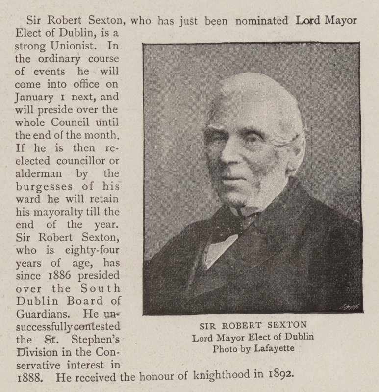 Sir Robert Sexton door English Photographer