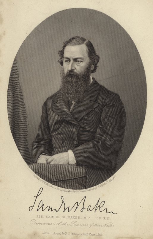 Sir Samuel White Baker door English Photographer