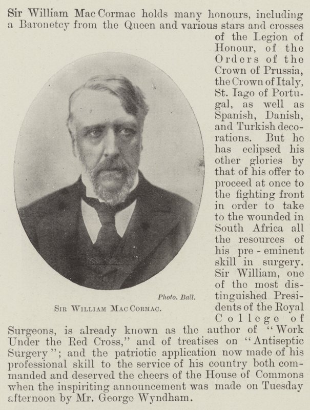 Sir William MacCormac door English Photographer