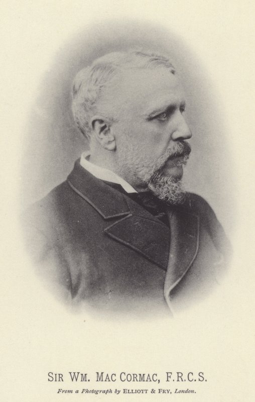 Sir William MacCormac, FRCS (z/w foto) door English Photographer