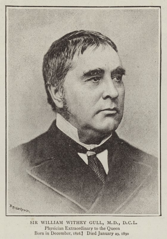Sir William Withey Gull, MD, DCL door English Photographer