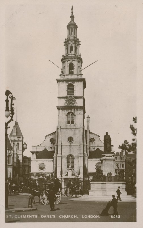 St Clements Danes Kerk, Londen door English Photographer