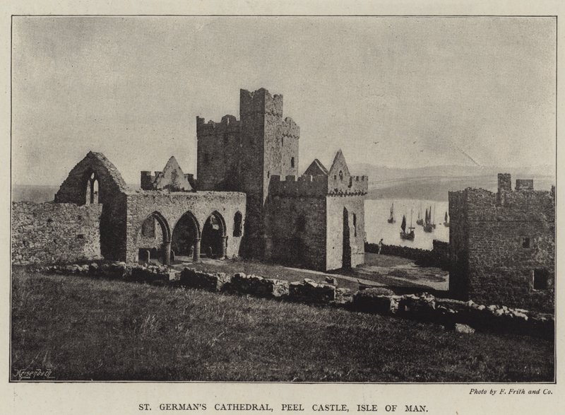 St Germans kathedraal, Kasteel Peel, Isle of Man door English Photographer