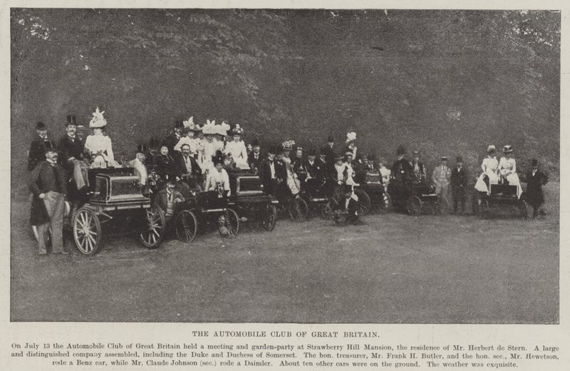 De Automobielclub van Groot-Brittannië door English Photographer