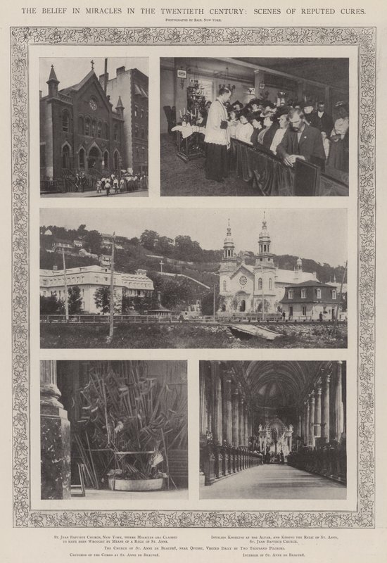 Het geloof in wonderen in de twintigste eeuw, scènes van vermeende genezingen door English Photographer