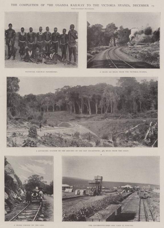 De voltooiing van de Oeganda-spoorweg naar de Victoria Nyanza, 19 december door English Photographer
