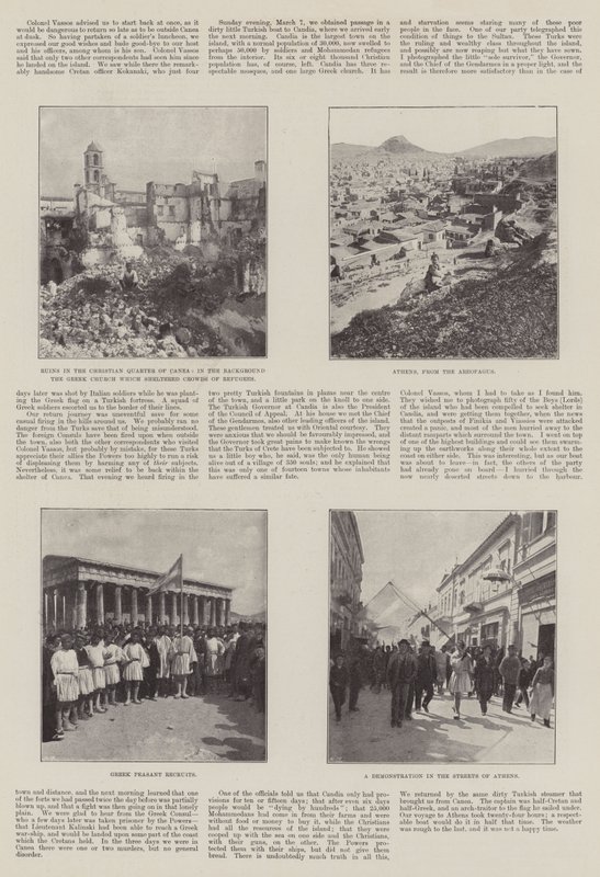 De Kretenzische Opstand van 1897 door English Photographer