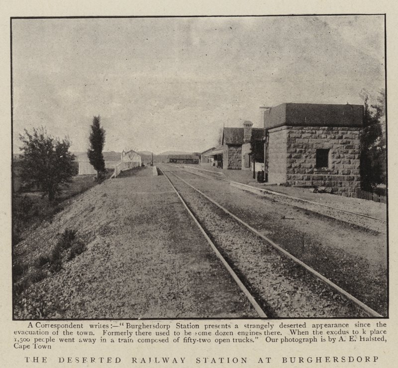 Het Verlaten Treinstation in Burghersdorp door English Photographer