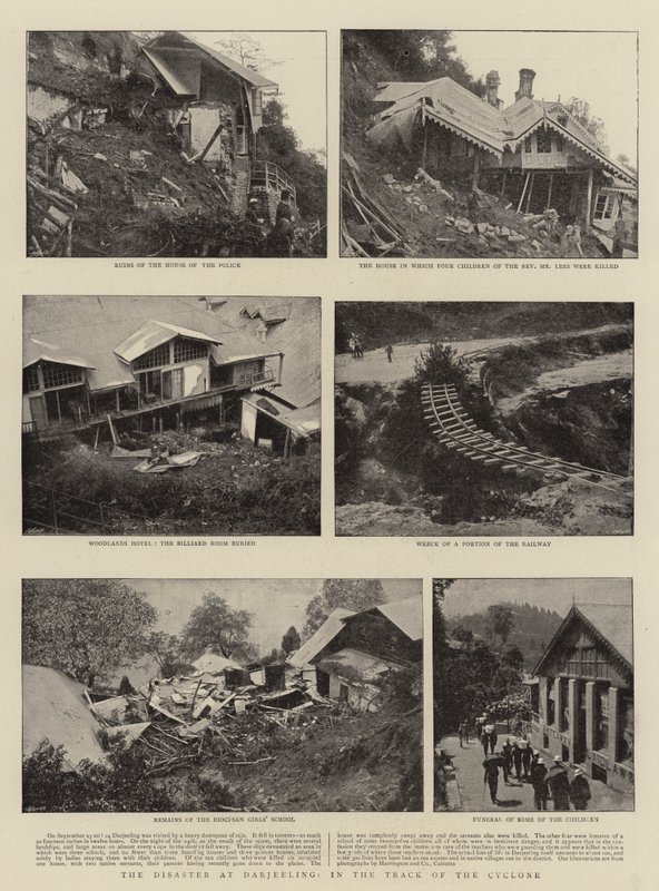 De ramp in Darjeeling, in het spoor van de cycloon door English Photographer