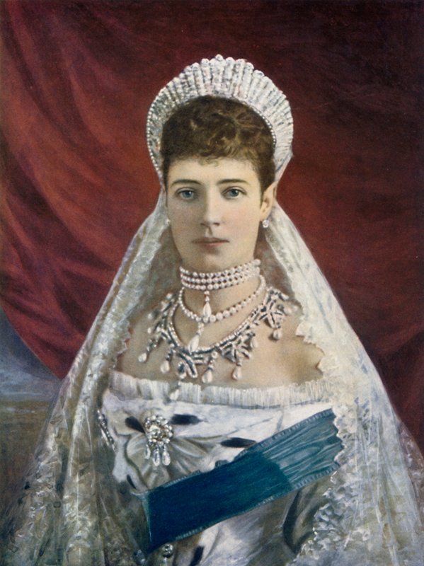 De keizerin-weduwe van Rusland door English Photographer
