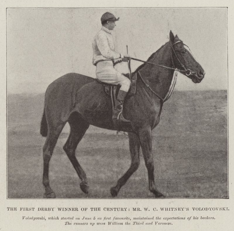 De Eerste Derby Winnaar van de Eeuw, Mr W C Whitneys Volodyovski door English Photographer