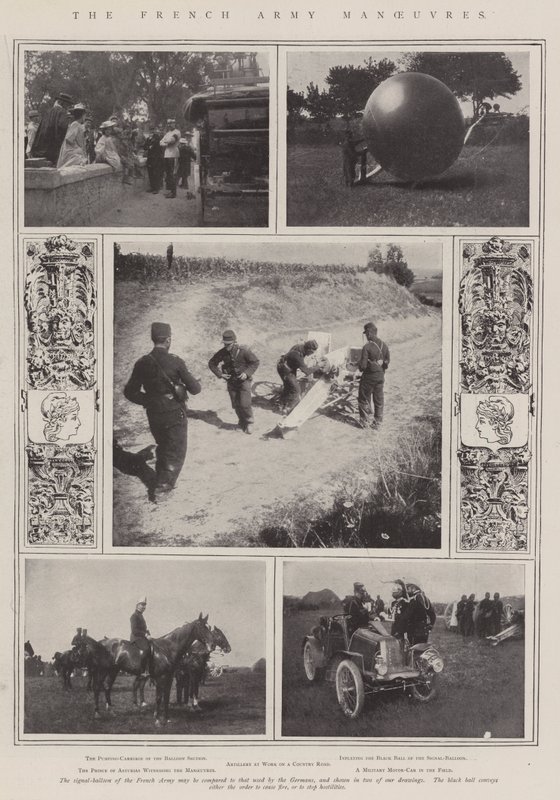 De manoeuvres van het Franse leger door English Photographer