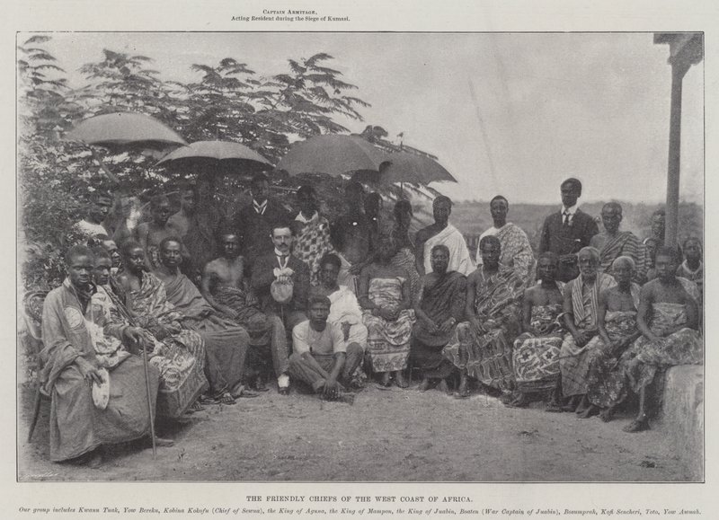 De vriendelijke hoofden van de westkust van Afrika door English Photographer