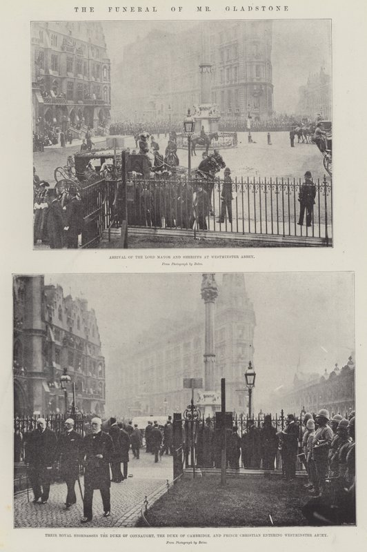 De begrafenis van meneer Gladstone door English Photographer