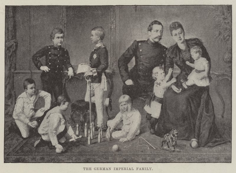 De Duitse keizerlijke familie door English Photographer
