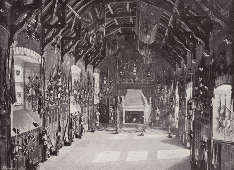 De Grote Zaal, Edinburgh Kasteel door English Photographer