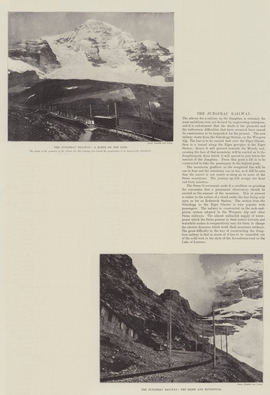 De Jungfrau spoorweg door English Photographer