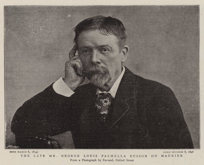De overleden Mr George Louis Palmella Busson Du Maurier door English Photographer