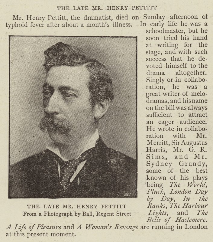 De Wijlen Mr. Henry Pettitt door English Photographer