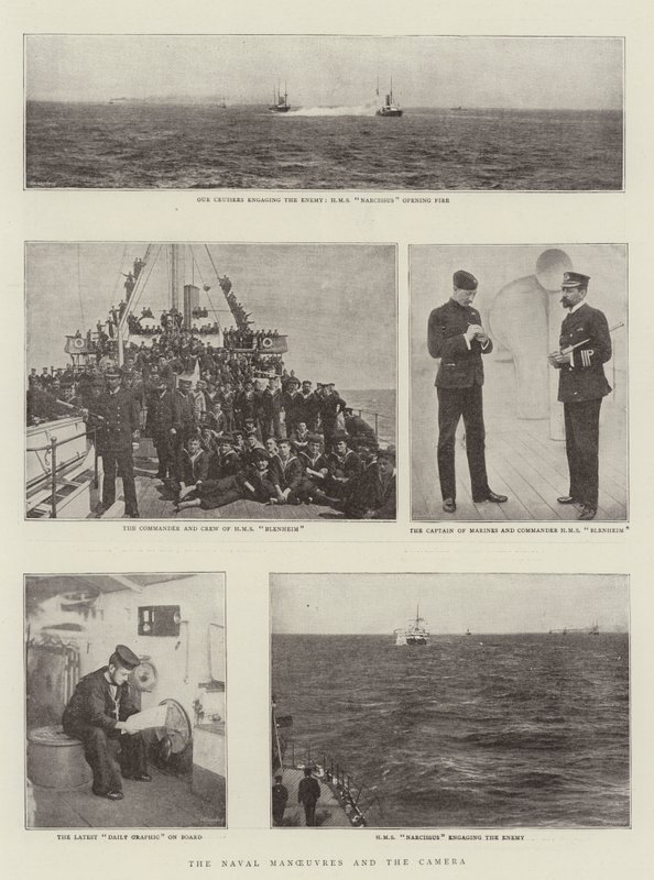 De Marine Manoeuvres en de Camera door English Photographer