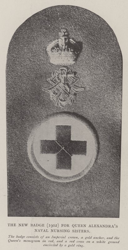 Het Nieuwe Insigne (1902) voor de Koninklijke Verpleegsters van Koningin Alexandra door English Photographer