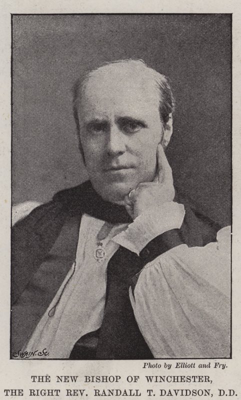 De nieuwe bisschop van Winchester, rechter eerwaarde Randall T Davidson, DD door English Photographer