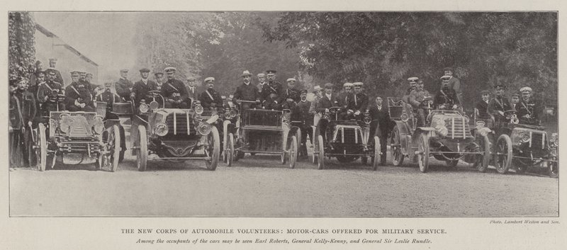 Het nieuwe korps van automobielvrijwilligers, auto