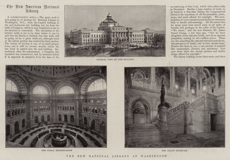 De nieuwe nationale bibliotheek in Washington door English Photographer