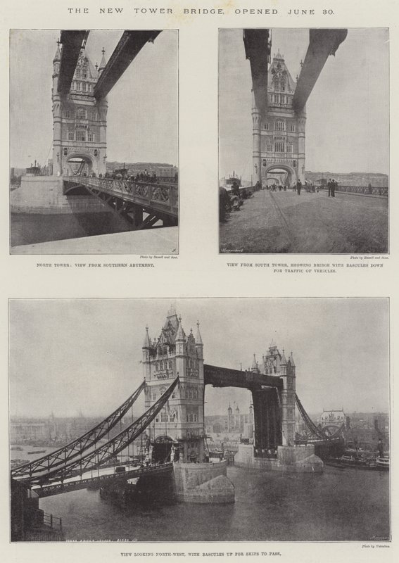 De Nieuwe Tower Bridge, geopend op 30 juni door English Photographer