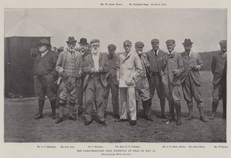 De parlementaire golfhandicap in Deal op 11 mei door English Photographer