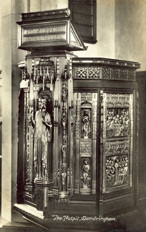 De Preekstoel, St Mary Magdalene Kerk, Sandringham door English Photographer