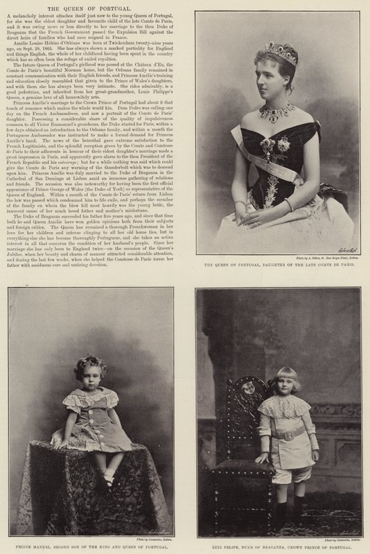 De koningin van Portugal door English Photographer