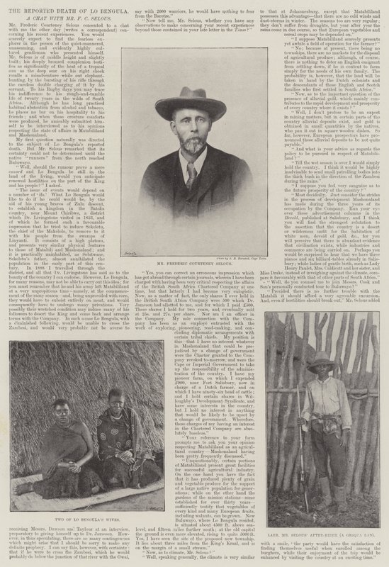 Het Gerapporteerde Overlijden van Lo Bengula door English Photographer